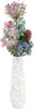 Bodenvase WELLE - H: 57cm D: 19cm - dekorative Vase in weiß Produktbild-Vorschau 4