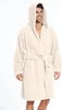 Bademantel Morgenmantel Leicht Frotte Waffelpique Uni Damen Produktbild-Vorschau 1