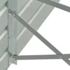 A close-up view of the metal support structure of a raised garden bed. Produktbild-Vorschau