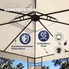 CASARIA® Pavillon Lorca 3x3m Metall Wasserabweisend Produktbild-Vorschau 7