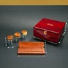 Aufbewahrungsbox aus Holz und 3 Glasbehälter für Produktbild-Vorschau 4