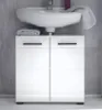 SkinGlossLine meuble sous lavabo blanc haute brillance, Voir les images du produit 24