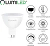 LUMILED GU5.3 LED Lampen Leuchtmittel 10 Stück Set MR16 6W Produktbild-Vorschau 8