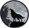 Heulender Wolf-Emblem-Aufnäher zum Aufbügeln Produktbild-Vorschau 1