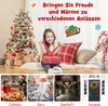 Choinka sztuczna COSTWAY 100 cm ze śniegiem i podstawą, Podgląd zdjęcia produktu 8