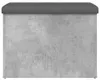 vidaXL Sitzbank mit Stauraum Betongrau 62x42x45 cm Produktbild-Vorschau 5