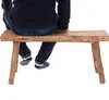 HOLZBANK "MALU 93" | Teakholz, 93x44 cm | Natur Sitzbank Produktbild-Vorschau 3