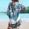 Sommerkleid - Damenmode - Strandtunika - Boho - Minikleid - Produktbild-Vorschau 7