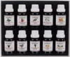 A set of essential oil bottles arranged in a box. Produktbild-Vorschau