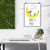 Mr. & Mrs. Panda Bild Panda Easy DIN A1 - Weiß - Geschenk, Produktbild-Vorschau 2