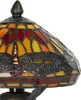 Clayre & Eef Lampada da tavolo Tiffany Ø 22x21 cm Marrone Anteprima dell’immagine prodotto 2