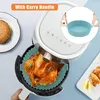2Pcs Silikonform für Heißluftfritteuse, 20cm Airfryer Produktbild-Vorschau 6