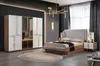 Bett Polster Design Luxus Doppel Hotel Betten Gold Luxus Produktbild-Vorschau 4