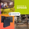 CASARIA® Table de camping pliante en plastique 183x75x73cm Voir les images du produit 2