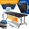 KESSER® Buffettisch Tisch klappbar Kunststoff 183x76 cm Produktbild-Vorschau 2