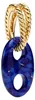 Charm PANDORA MOMENTS « Marin » à maillons bleus 764692C01 Voir les images du produit 2