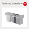 Hailo Seau intérieur 1082479 gris foncé 7 L 226 x 115 x 340 Voir les images du produit 5