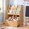 COSTWAY Kinderregal mit 5 Ebenen, Holz Bücherregal mit Produktbild-Vorschau 2