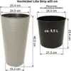 Coperchio per vaso LILIA PROUTÍ plastica antracite d25x47cm Anteprima dell’immagine prodotto 2