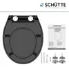 SCHÜTTE Duroplast SLIM WC Sitz mit Absenkautomatik Schwarz, Produktbild-Vorschau 6