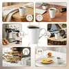 Kaffeebecher konisch mit Henkel 200 ml aus Porzellan in Produktbild-Vorschau 3