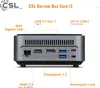 CSL-Computer Mini PC Narrow Box Intel Core i3 N305 16 GB Produktbild-Vorschau 4
