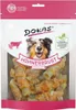 A bag of dog treats, showing the packaging and the treats inside. Produktbild-Vorschau