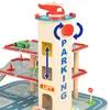 COIL Parkovacia garáž Parkovisko Drevená hra Garáž Výťah Náhľad obrázku produktu 8