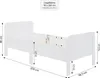 Lit confortable 90x200 Lit pour Seniors Hauteur réglable Voir les images du produit 3
