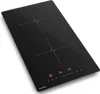 A black induction cooktop with two cooking zones shown from a diagonal angle. Náhľad obrázku produktu