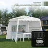 Outsunny Faltpavillon 2,4x2,4m Pavillon höhenverstellbar Produktbild-Vorschau 7