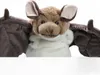 A close-up studio shot of a plush bat puppet against a white background. Náhľad obrázku produktu