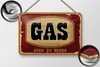 Blechschild Hinweis 18x12cm GAS open 24 hours Produktbild-Vorschau 2