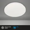 LED Badlampe Deckenleuchte 4000KIP44 10 W Weiß Ø 22cm Produktbild-Vorschau 2