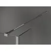 Mexen Kioto Duschwand Walk-in 110 x 100 x 40 cm, schwarzes Produktbild-Vorschau 6
