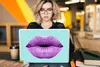 MuchoWow® Laptop Aufkleber Sticker Cover Lippen - Pastell - Produktbild-Vorschau 5