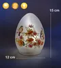 formano LED Deko Ei Glas 15 cm Satiniertes Glas mit buntem Produktbild-Vorschau 3