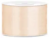 Wstążka satynowa 50 mm/25 m Kremowa Party Deco Náhled obrázku produktu 3