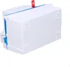 A white plastic condensate pump with blue accents and a red lever on top. Anteprima dell’immagine prodotto