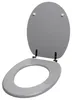 SANILO® WC-bril Manhattan, grijs, direct van de fabrikant. Productafbeelding-voorbeeld 3