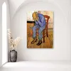 Leinwandbild alter mann in traurigkeit - v. van gogh Produktbild-Vorschau 2