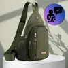 B&J Borsa da uomo Nikore verde Taglia unica Anteprima dell’immagine prodotto 6
