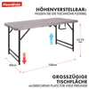 Klapptisch Saga Höhenverstellbar und Wetterfest, Ideal für Produktbild-Vorschau 2