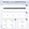 Sekey Wabenplissee ohne Bohren 50x130cm Doppelplissee  Grau Produktbild-Vorschau 8
