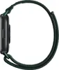 Side view of a smartwatch with a dark green fabric band. Anteprima dell’immagine prodotto