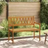 Banc d'extérieur vidaXL Nature 110 x 55,5 x 90 cm en bois Voir les images du produit 2