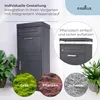 Paketbox XL Briefkasten Standbriefkasten mit Pflanzdach Produktbild-Vorschau 8
