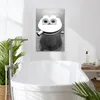 MuchoWow® - Leinwandbilder - WC - Toilettensitz - Lustig - Produktbild-Vorschau 2