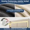 Letto imbottito 180x200 cm con vano contenitore idraulico e Anteprima dell’immagine prodotto 3