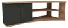 Meuble TV d'angle en bois "Termera" - 135 x 67 x 48 cm - Voir les images du produit 1